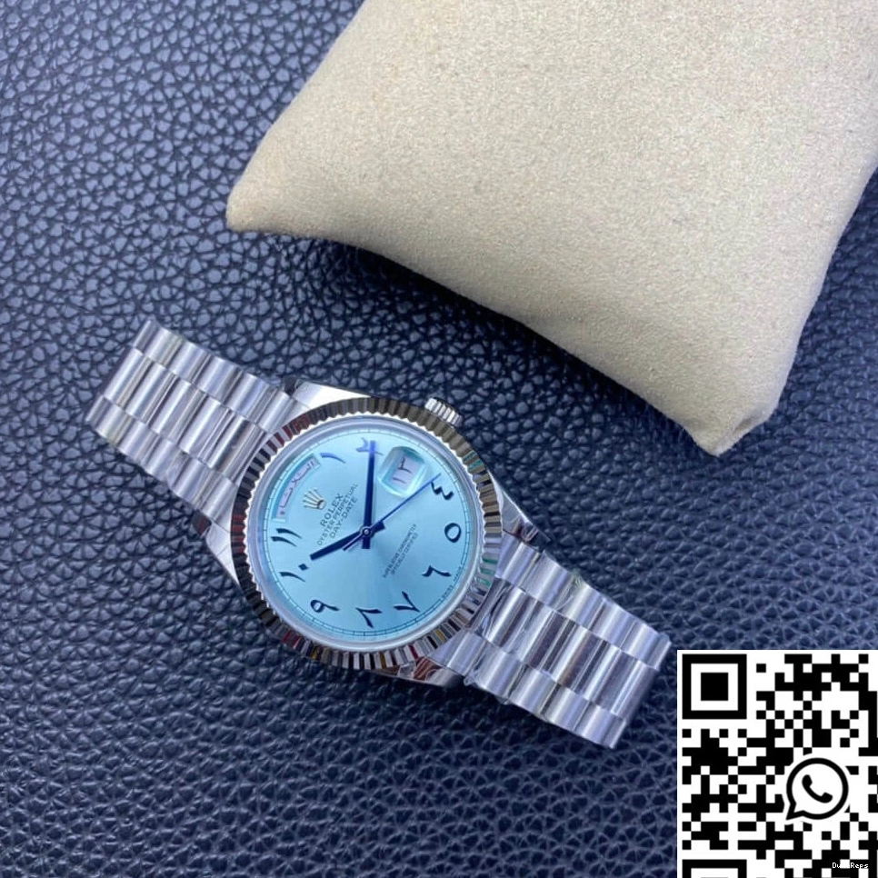 Dial Factory Ice Middle Day Date East Customization BP Blue Rolex 0310